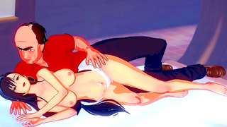 Curious Student Seduces Strict Sensei in Hot Blowjob Encounter