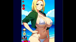 Lara Croft Tempts Brave Warrior in Hot Anime-Style Jungle Encounter