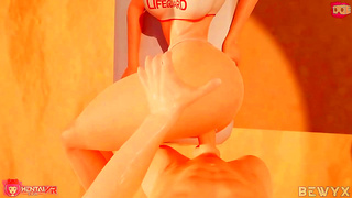 Anyas Tempting Spy Attire Sparks Hot Tryst in Sultry Animation