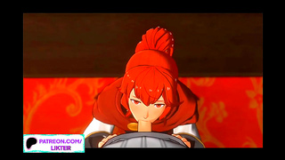 Curvy Anime Beauty Explores Forbidden Lust in Hot Virgin Seduction Scene