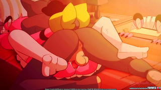 Twin Busty VTubers Tempt Fans with Hot Hentai Action Creampie Finish