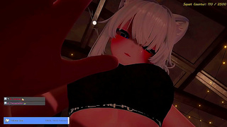 Succubus Tempts Warrior with Hot Blowbang Steamy Ride to Ecstasy