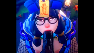 Luscious Anime Babe Rides Hard Dick with Fiery Blowjob Steamy Facial Finale