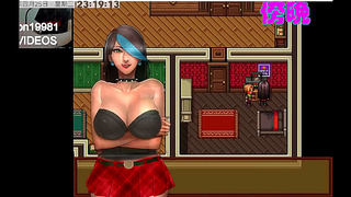 Scarlet Black Widow Treats Gamer Dude to Steamy Blowjob Fun on the Couch